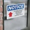 Signmission Delivery Entrance Contractors Sign, Vinyl Decal, 10in W x 7in L, 2PK OS-2PACK-NS-D-710-L-10968 - alternate 6